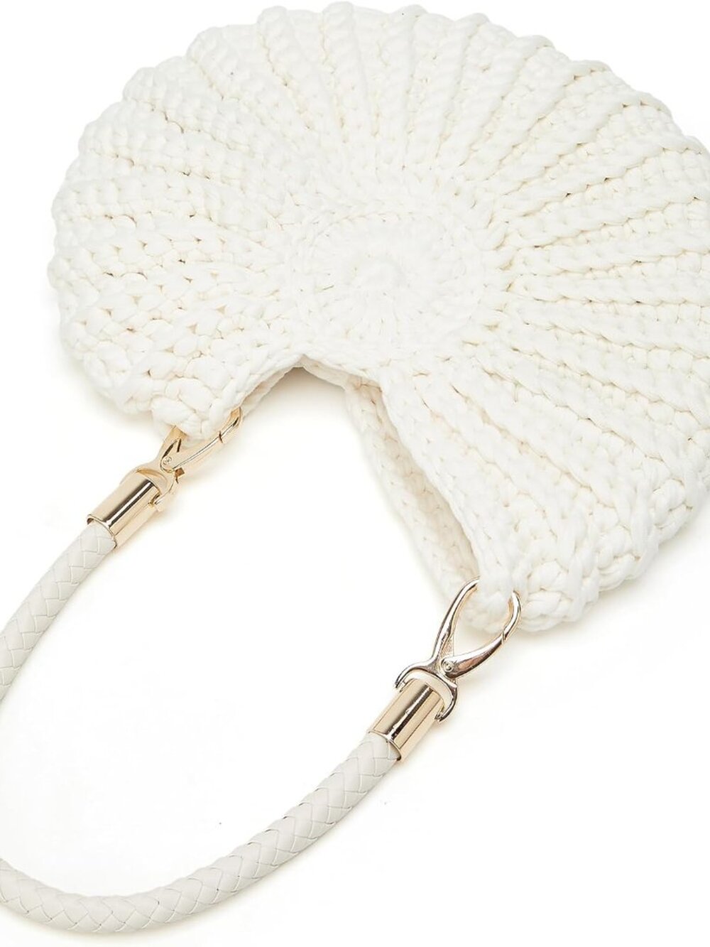 Handmade Crochet Tote Bag Seashell Purse for Women Boho Shell Handbag Crossbody - Picture 7 of 7